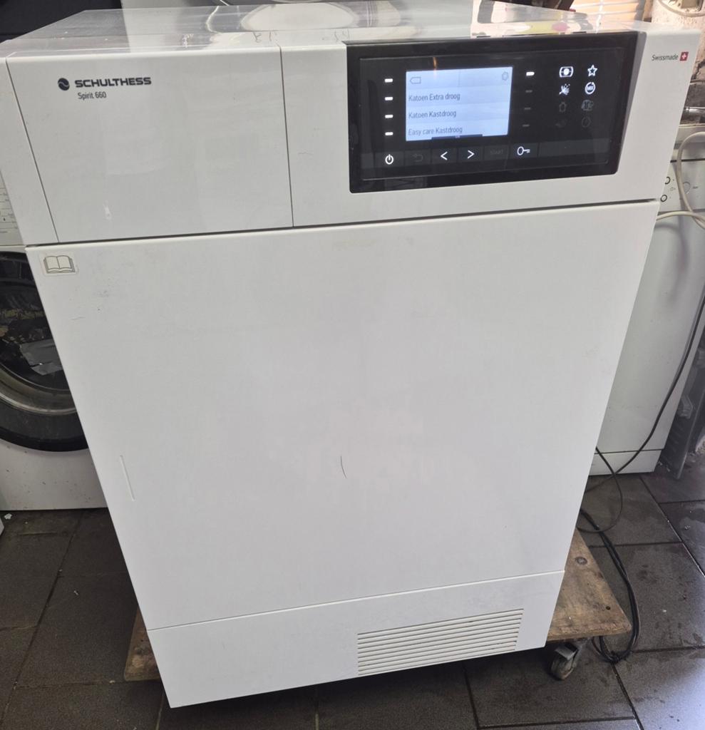 Schulthess spirit 660 professionele warmtepompdroger A ++ ,8, Ophalen, Minder dan 85 cm, Overige typen, 8 tot 10 kg