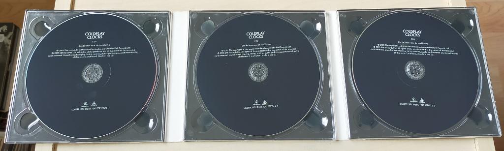 Coldplay - Clocks 3CD Single Set Compleet 12trk 2003, Cd's en Dvd's, Cd Singles, Ophalen of Verzenden, Gebruikt, Pop