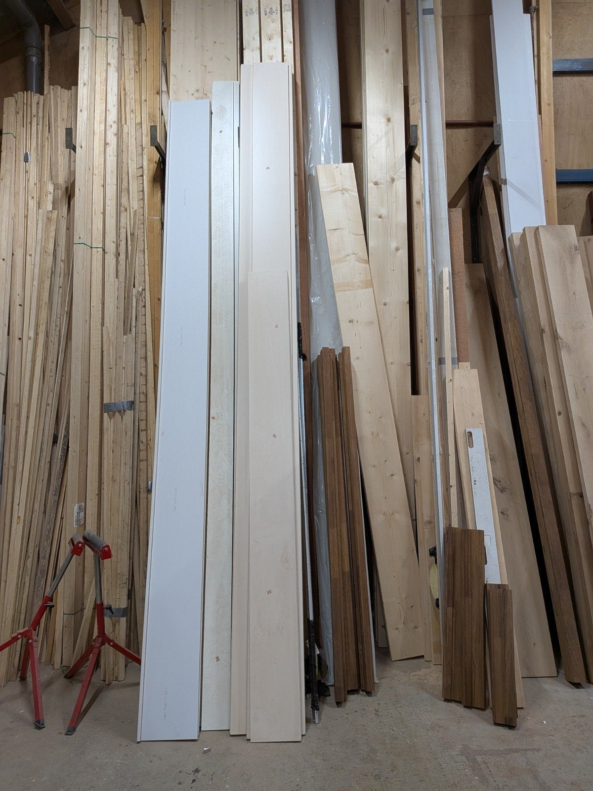 Vensterbank crème werzalit, Ophalen, Minder dan 25 mm, Plank, Minder dan 200 cm