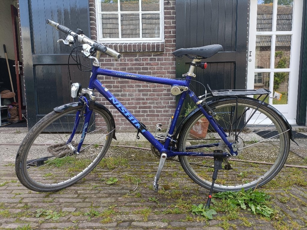 Nishiki hybride fiets met Shimano afwerking (28 inch), Gebruikt, 57 cm of meer, Heren, Schijfrem