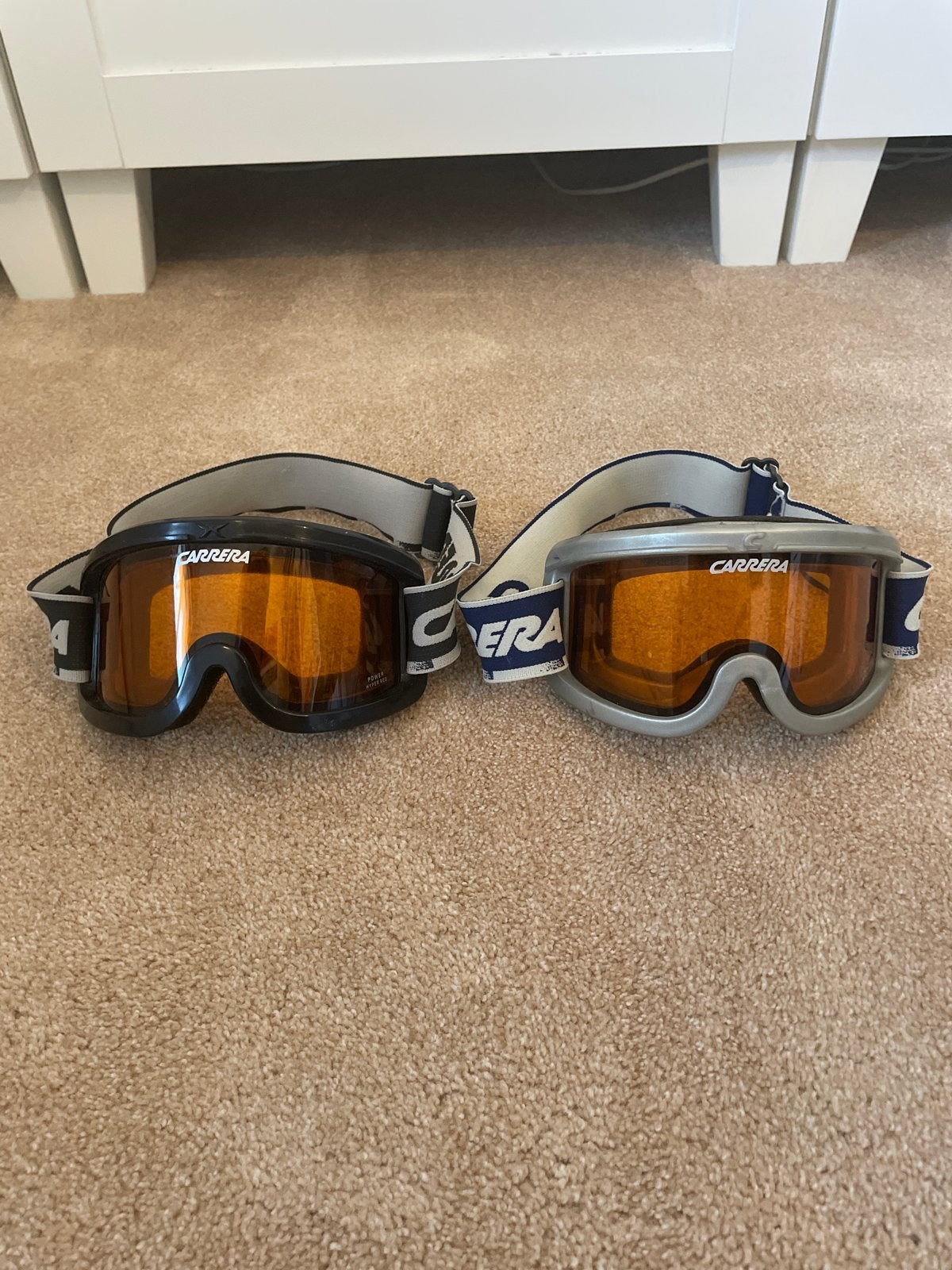Carrera skibrillen - set van 2, Overige merken, Overige typen, Ophalen of Verzenden, Zo goed als nieuw