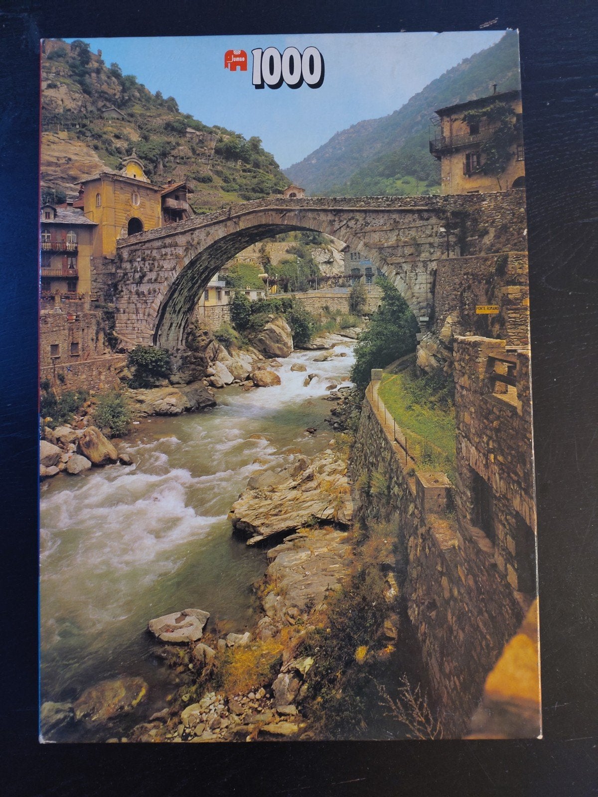 Jumbo Legpuzzel 1000 stukjes - Brug over rivier, Ophalen, 500 t/m 1500 stukjes, Gebruikt, Legpuzzel