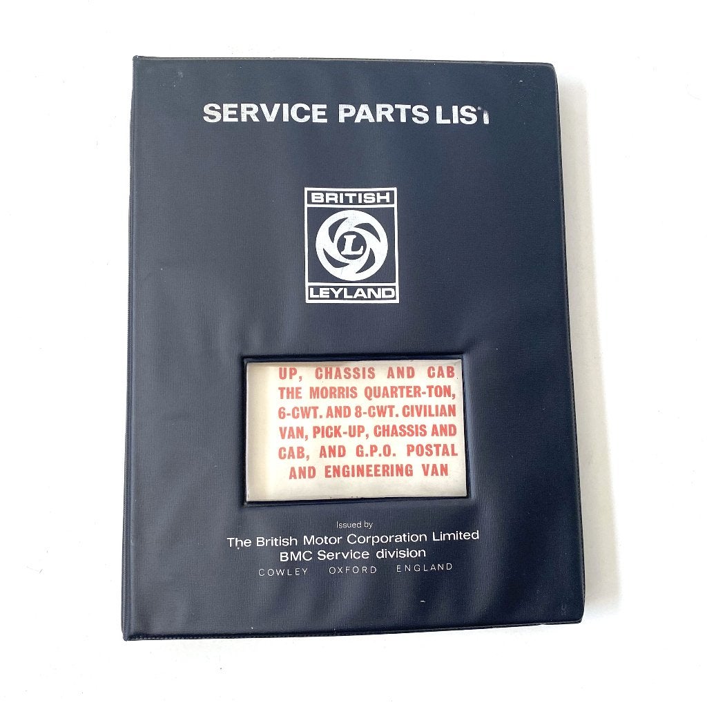 Austin / Morris 6cwt/8cwt van service parts list 1968, Verzenden, Gelezen, Overige merken