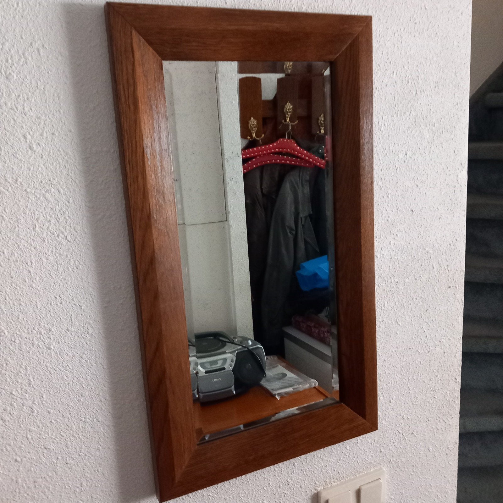 antieke spiegel I.g.s, Minder dan 50 cm, Ophalen of Verzenden, Zo goed als nieuw, Minder dan 100 cm