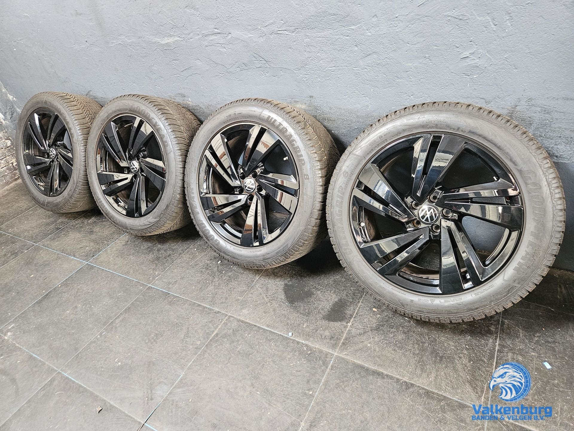 6mm! Originele VW Touareg CR7 Nevada 20 inch zwarte velgen T, Gebruikt, -, 285 mm, -