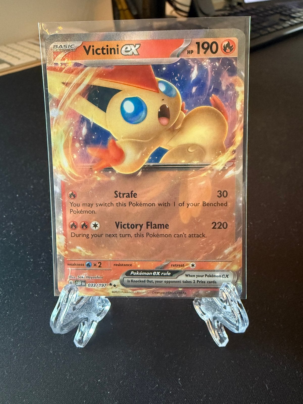 Victini ex (OBF 033), Ophalen of Verzenden, Zo goed als nieuw, Losse kaart