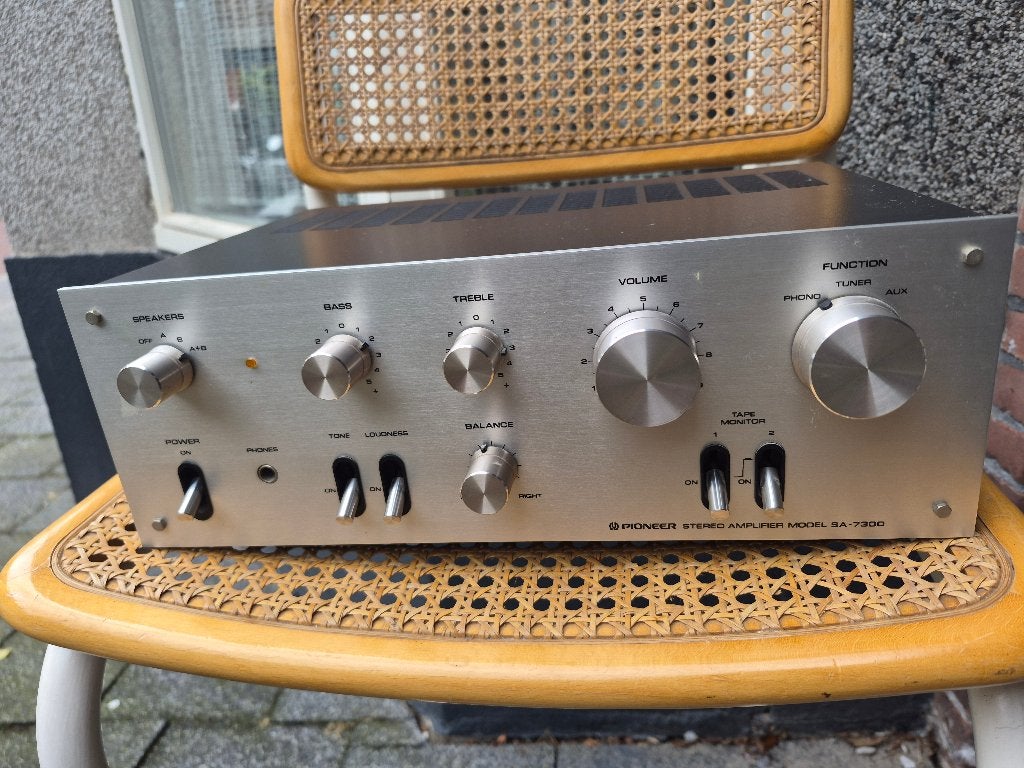 Vintage Pioneer Stereo Amplifier Model SA-7300,, Audio, Tv en Foto, Versterkers en Receivers, Ophalen, Gebruikt, 60 tot 120 watt