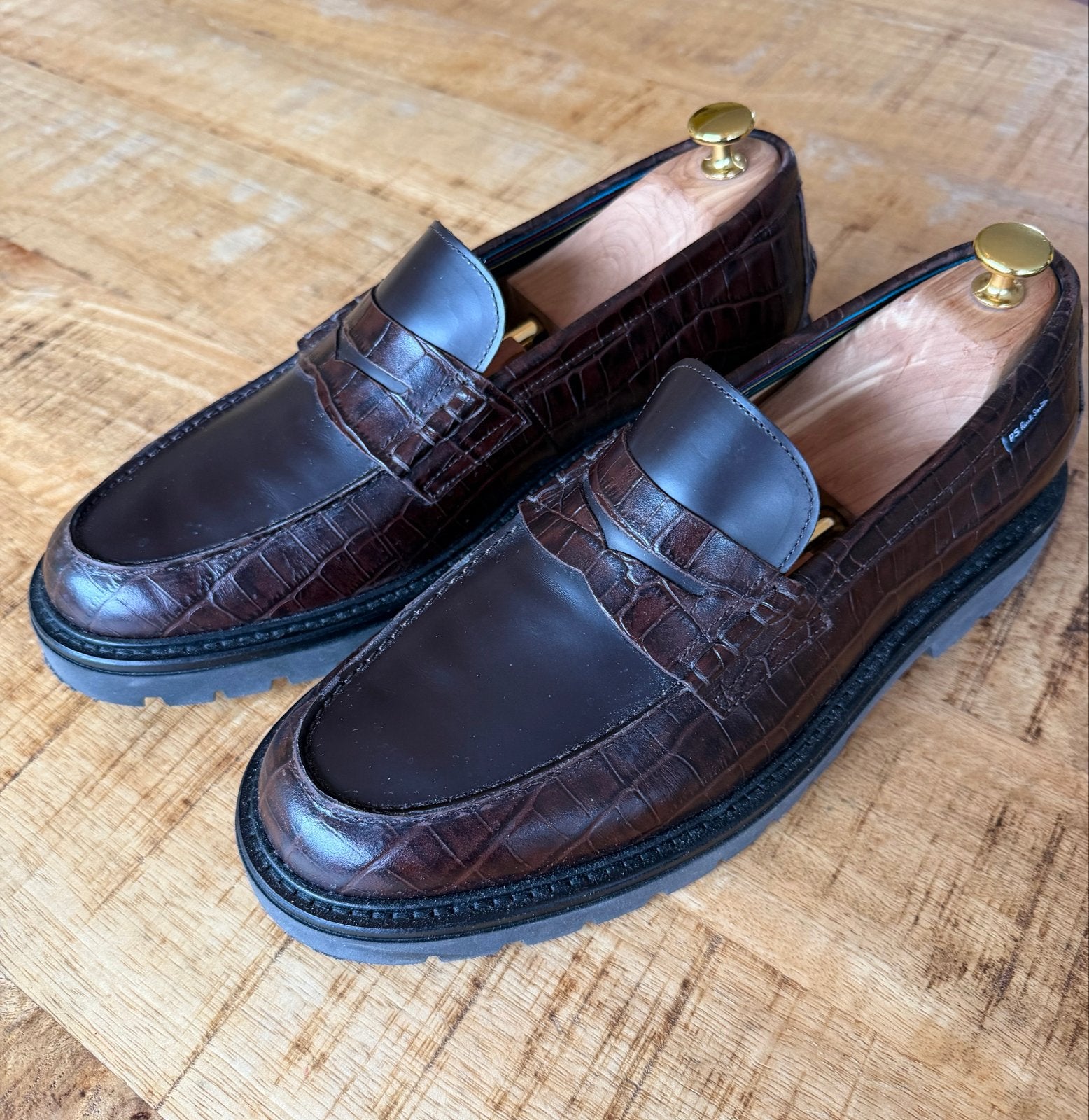Paul Smith bruine Mebius 'Bolzano' loafers zgan, Kleding | Heren, Schoenen, Ophalen of Verzenden, Zo goed als nieuw, Bruin, Loafers