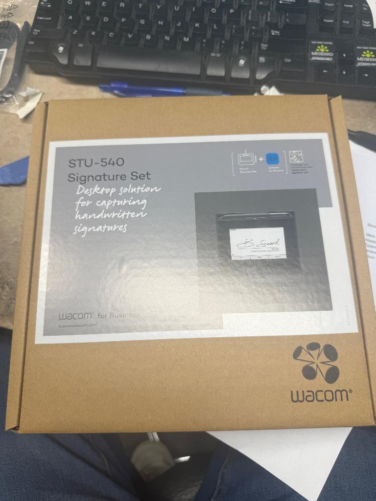 Wacom STU540 Signature Pad, Computers en Software, Ophalen of Verzenden, Nieuw