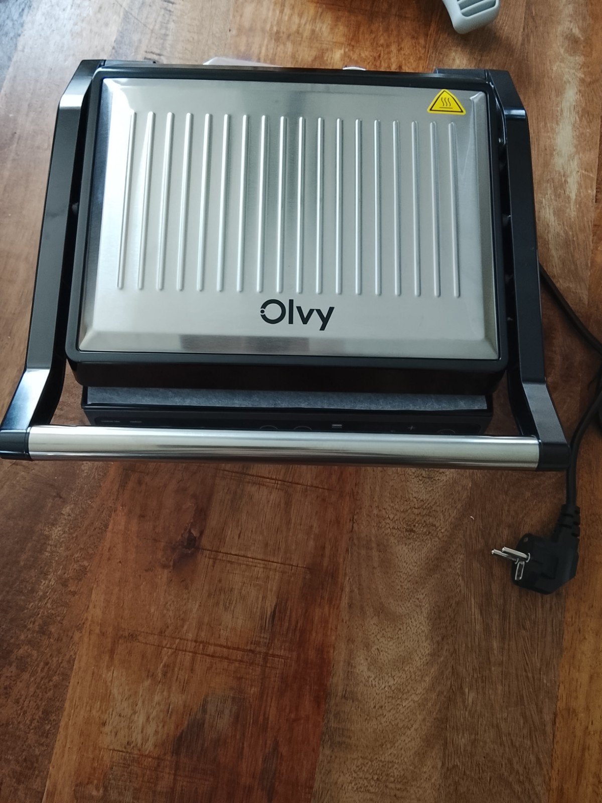 Olvy Contact Grill Pro - Nieuw in doos, Witgoed en Apparatuur, Contactgrills, Onbekend, Nieuw, Ophalen of Verzenden, Onbekend@olvy.com
