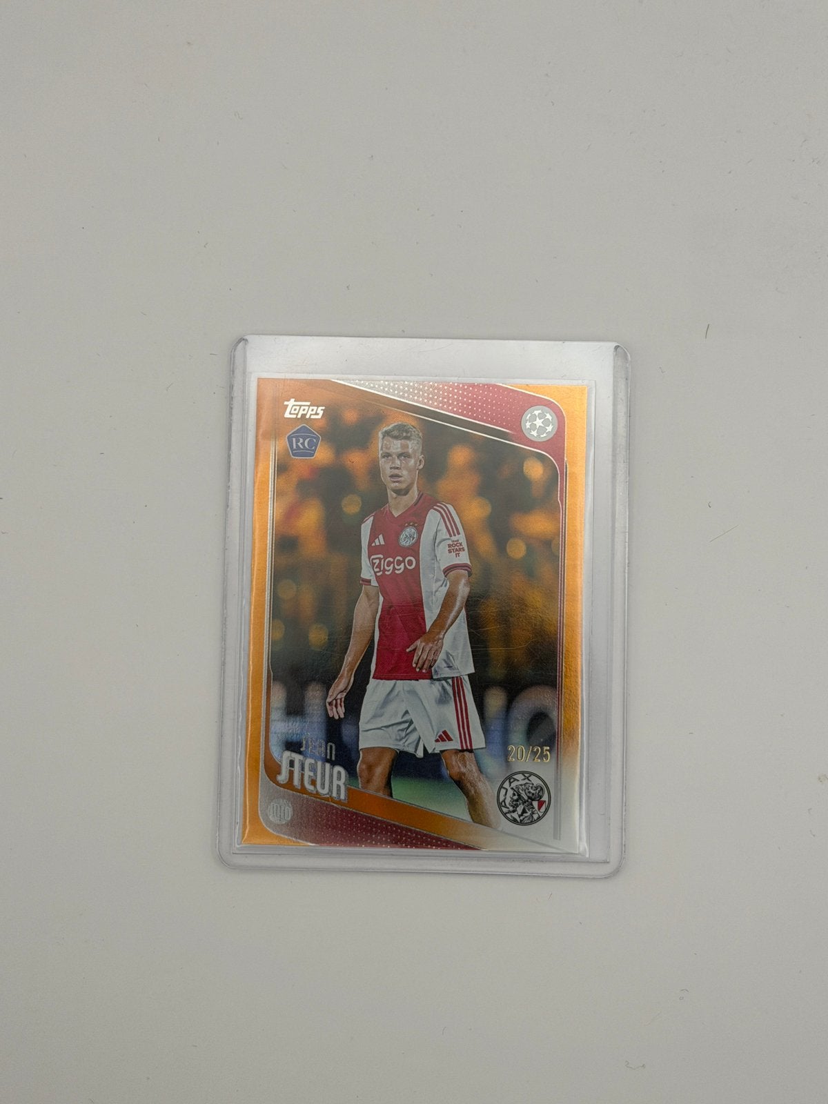 Sean Steur Topps Flagship AFC Ajax RC /25, Ophalen of Verzenden, Zo goed als nieuw, Plaatje