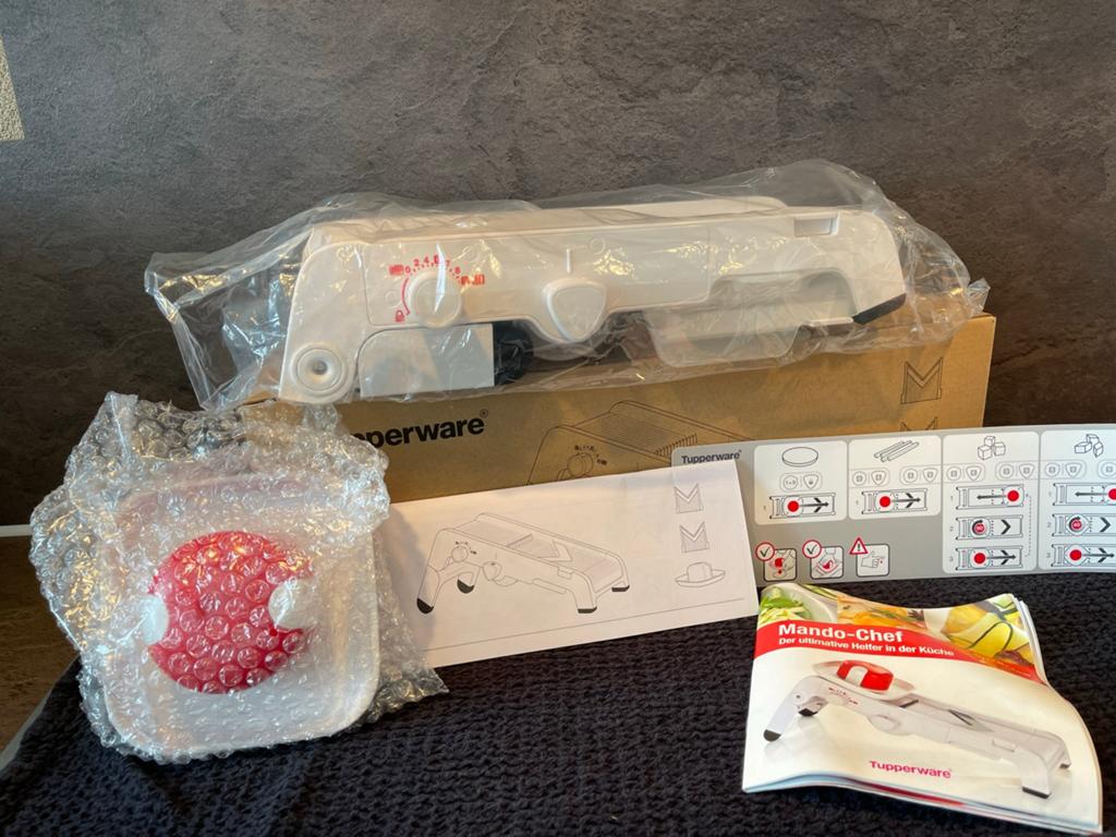 Tupperware Mando-Chef - Nieuw in doos, Huis en Inrichting, Keuken | Tupperware, Ophalen of Verzenden, Nieuw, Wit, Overige typen