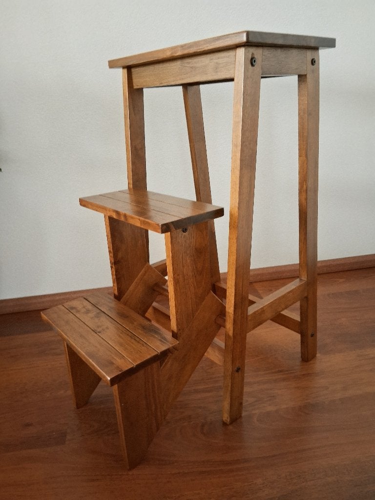 Keukentrapje, Huis en Inrichting, Krukjes, Ophalen, Zo goed als nieuw, Hout