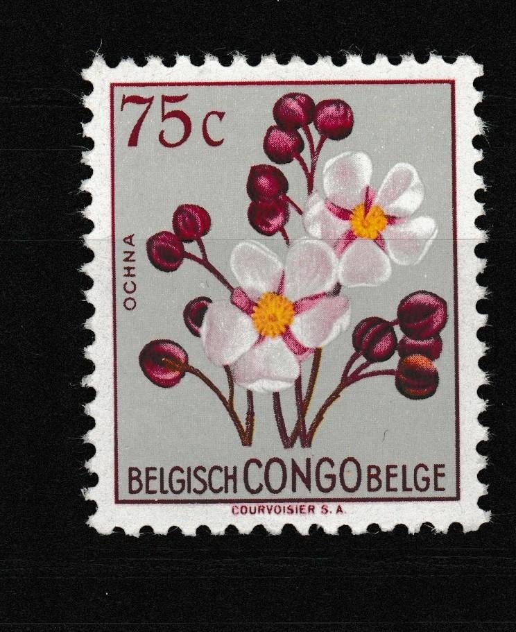 Belgisch Congo 1952 Ochna 75c **, Ophalen of Verzenden, Overige landen, Postfris