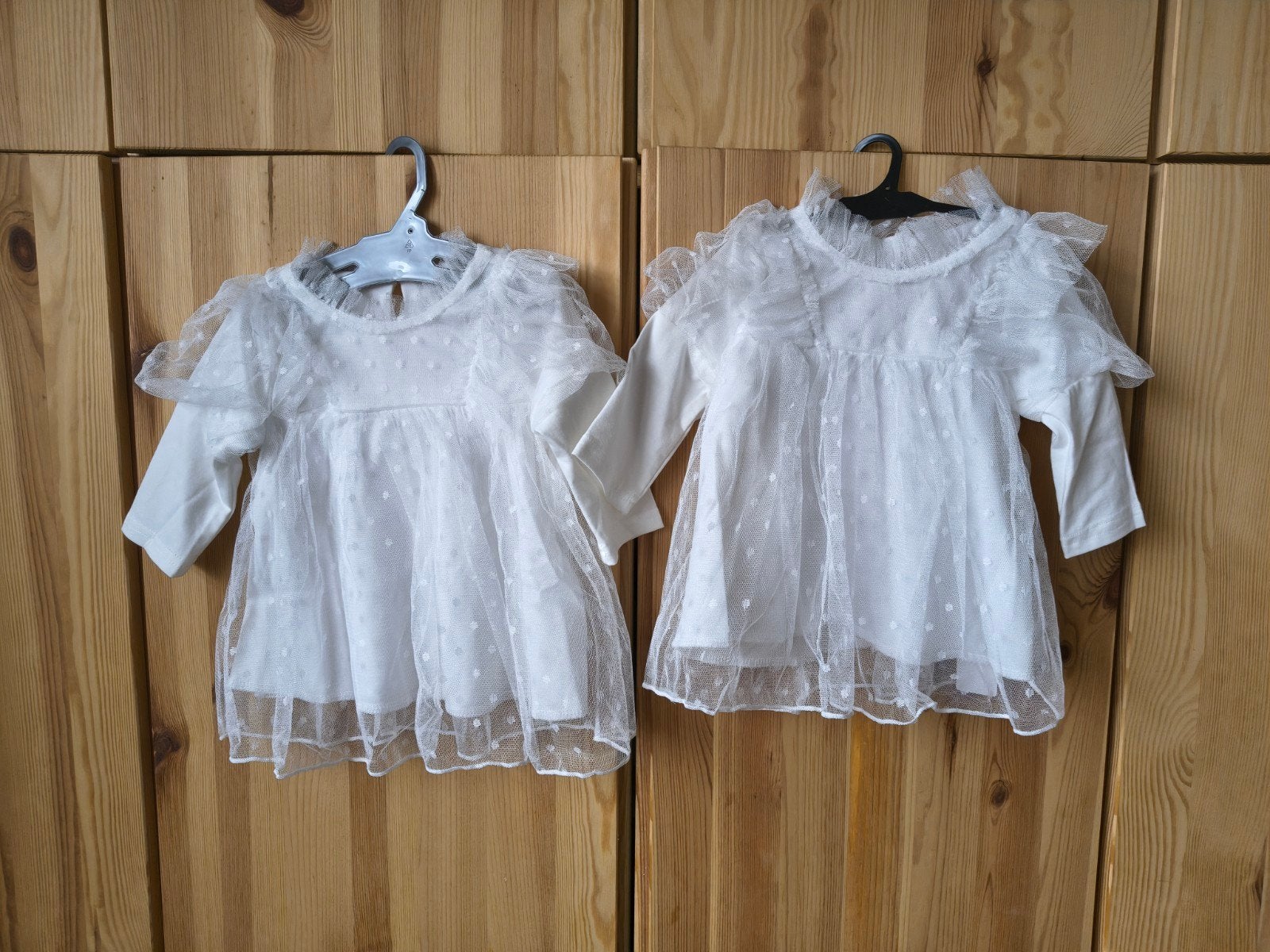 Tweeling baby jurkjes 3-6 maanden - feest/doop
 - Maat 3-6M, Ophalen, Nieuw, Shein, Meisje