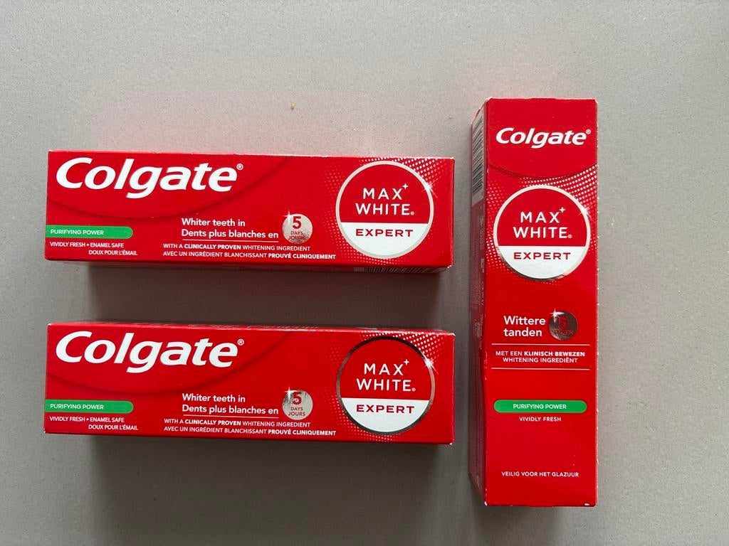Colgate Max White Expert Purifying Power Tandpasta, Ophalen, Nieuw, Tandpasta