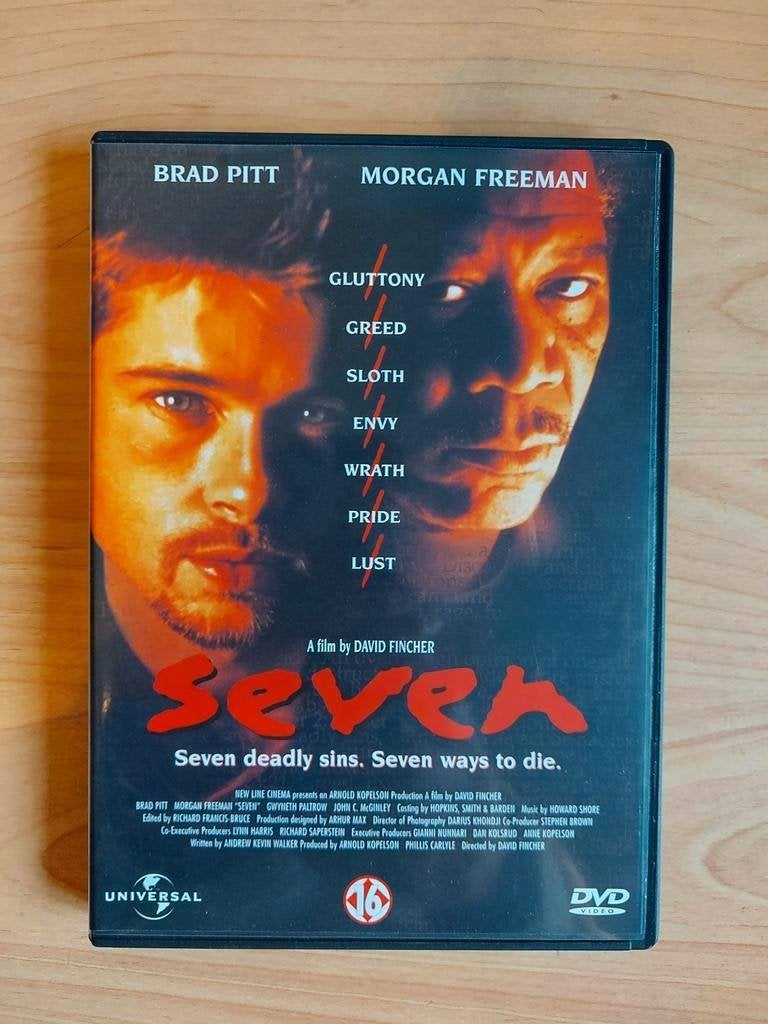 Seven - Brad Pitt Morgan Freeman, Alle leeftijden, Ophalen of Verzenden, Zo goed als nieuw