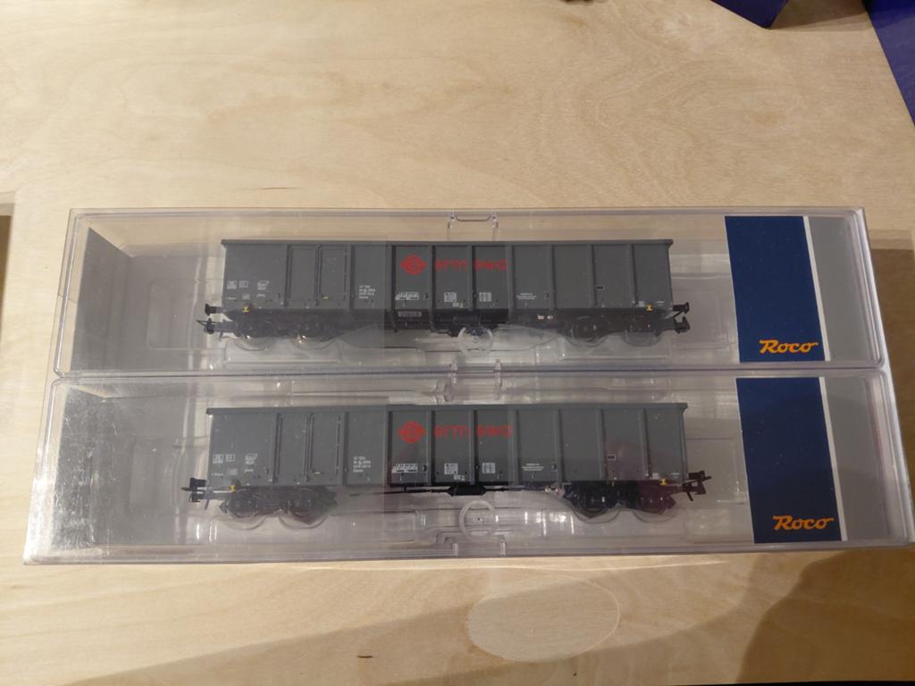 Roco Eanos set Ermewa, Ophalen, Gelijkstroom, Wagon, Roco
