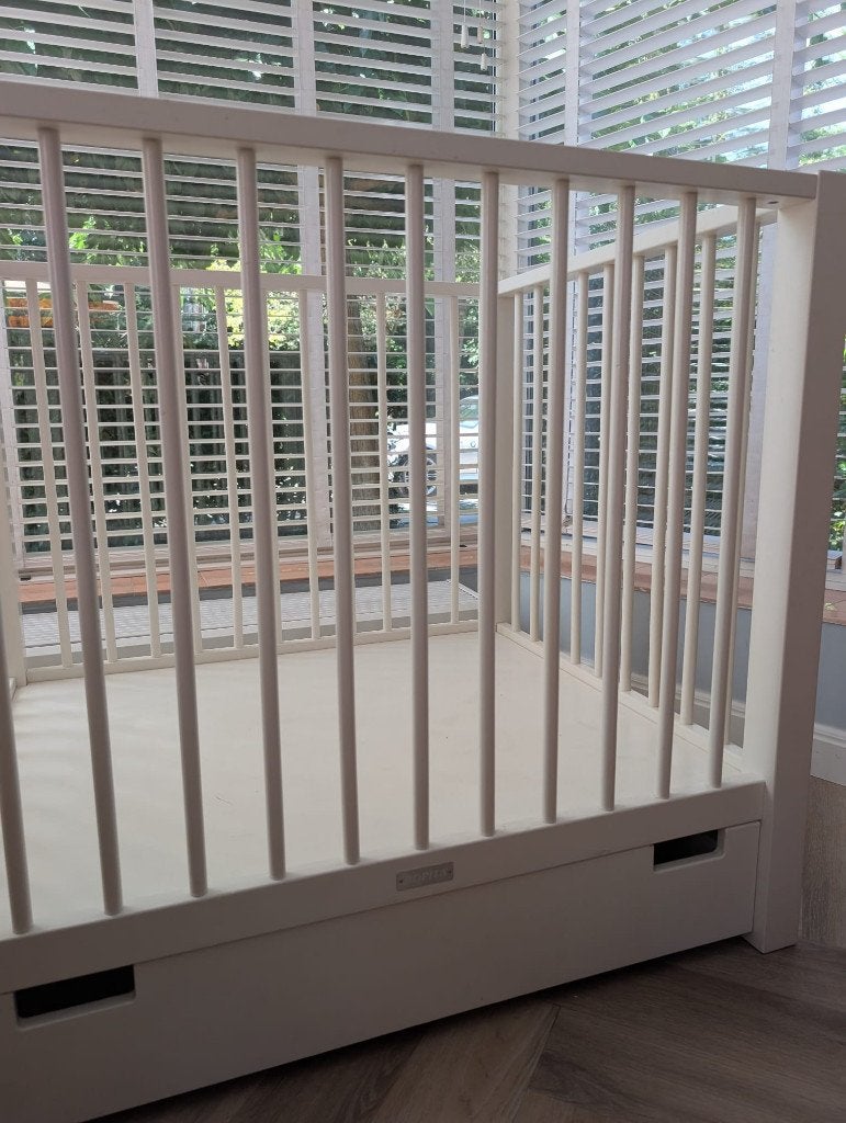 Bopita box met lade, inclusief boxkussen, Kinderen en Baby's, Ophalen, Gebruikt, Vierkant, In hoogte verstelbaar