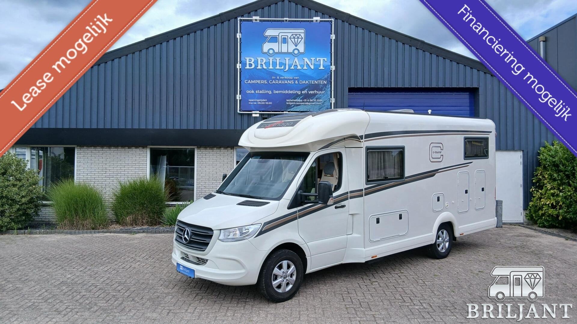 Carthago C-Tourer T-143 automaat/enkele bedden, Caravans en Kamperen, Automaat, Ringverwarming, Tot en met 2, Bedrijf