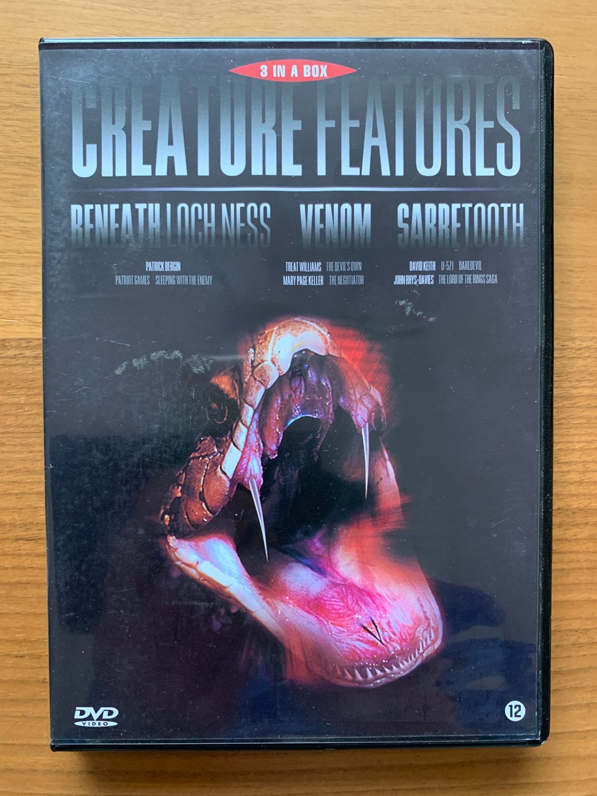 Creature features (3 dvd) horror / 280 minuten, Engels, Vanaf 16 jaar, Nederlands, Monsters