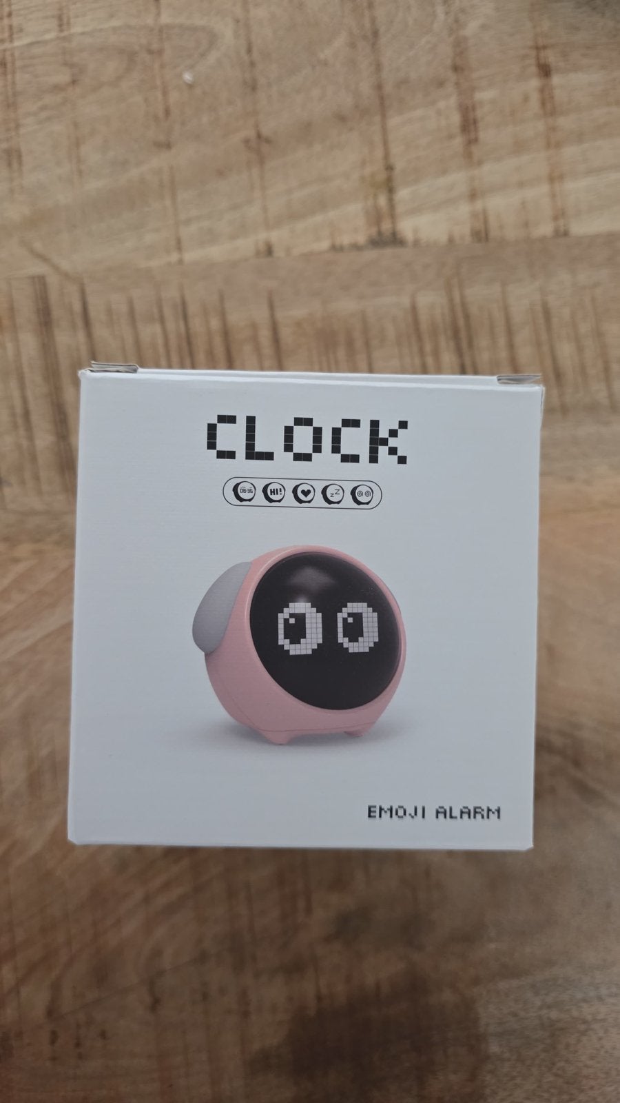 Emoji Wekker Kinderen Slaaptraining - Roze Digitale Klok, Ophalen of Verzenden, Nieuw, Digitaal