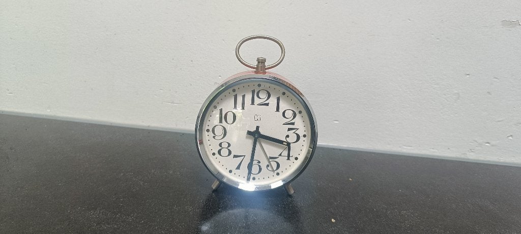 vintage wekker Hema, Gebruikt, Hema, Onbekend, Ophalen of Verzenden