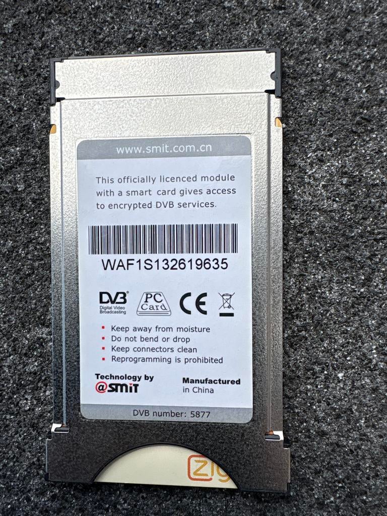 SMiT Irdeto CI+ Module voor Digitale TV (Ziggo), Ophalen of Verzenden, Zo goed als nieuw
