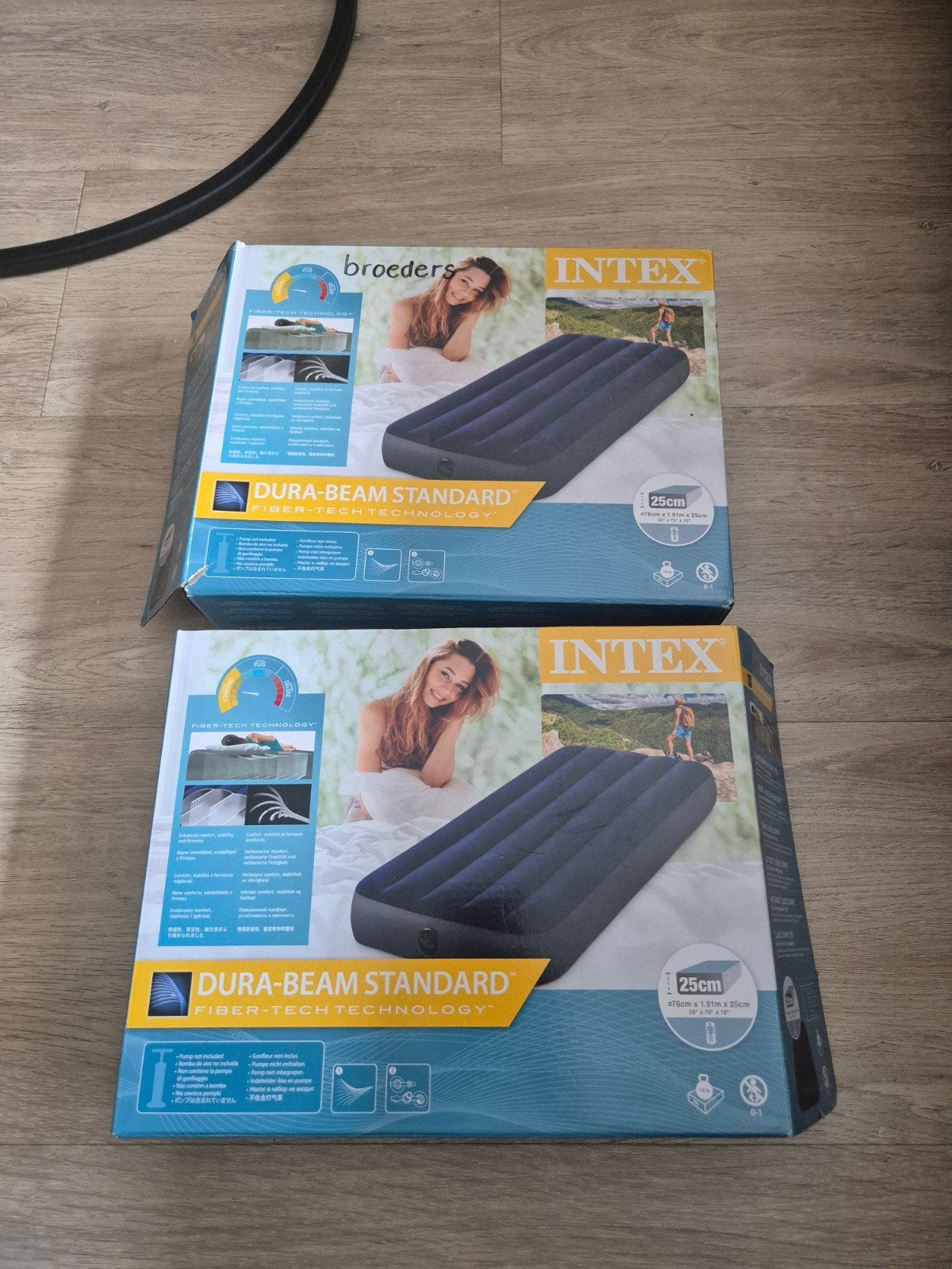 Intex luchtbedden, Ophalen of Verzenden, Zo goed als nieuw