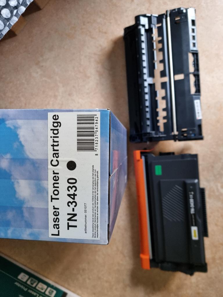 Laser printer toner cardridge (TN-3430, Brother), Ophalen, Zwart-en-wit printen, Printer, Nieuw
