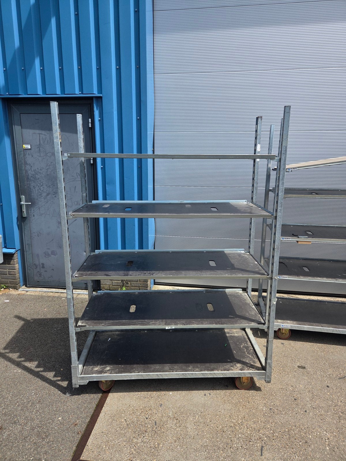 Plateauwagen 135x55 cm, Doe-het-zelf en Verbouw, Transportwagens, 100 liter of meer, Ophalen, Gebruikt, Transportkar
