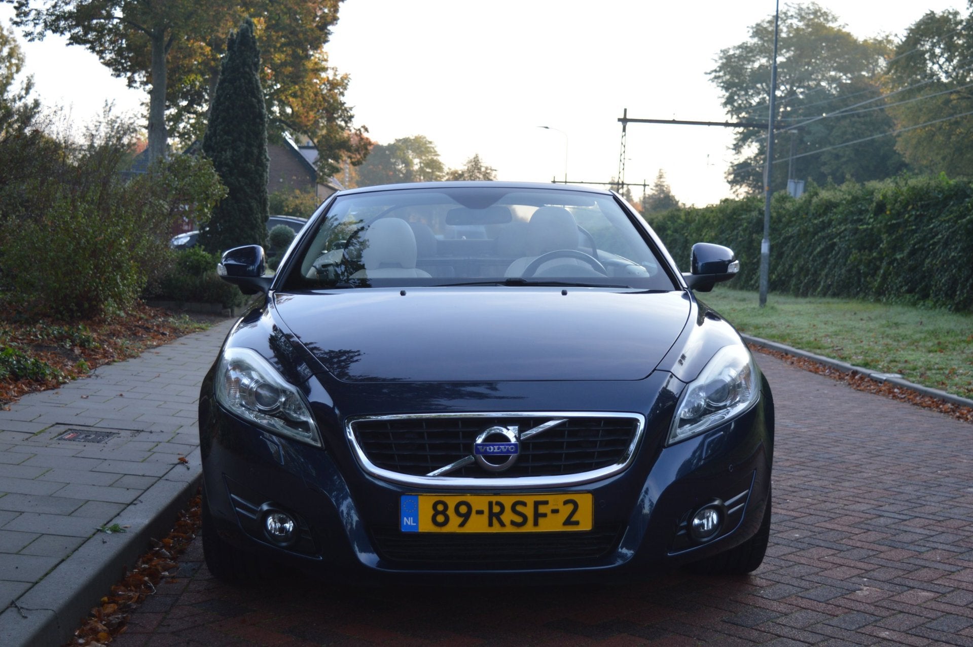 Volvo C70 Convertible 2.5 T5 Tourer ORG NL/NAP/voll onderhou, Auto's, C70, Gebruikt, Beige, Cabriolet