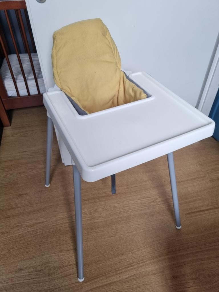 IKEA Antilop kinderstoel met kussen, Ophalen, Gebruikt, Overige typen, Gordel(s)