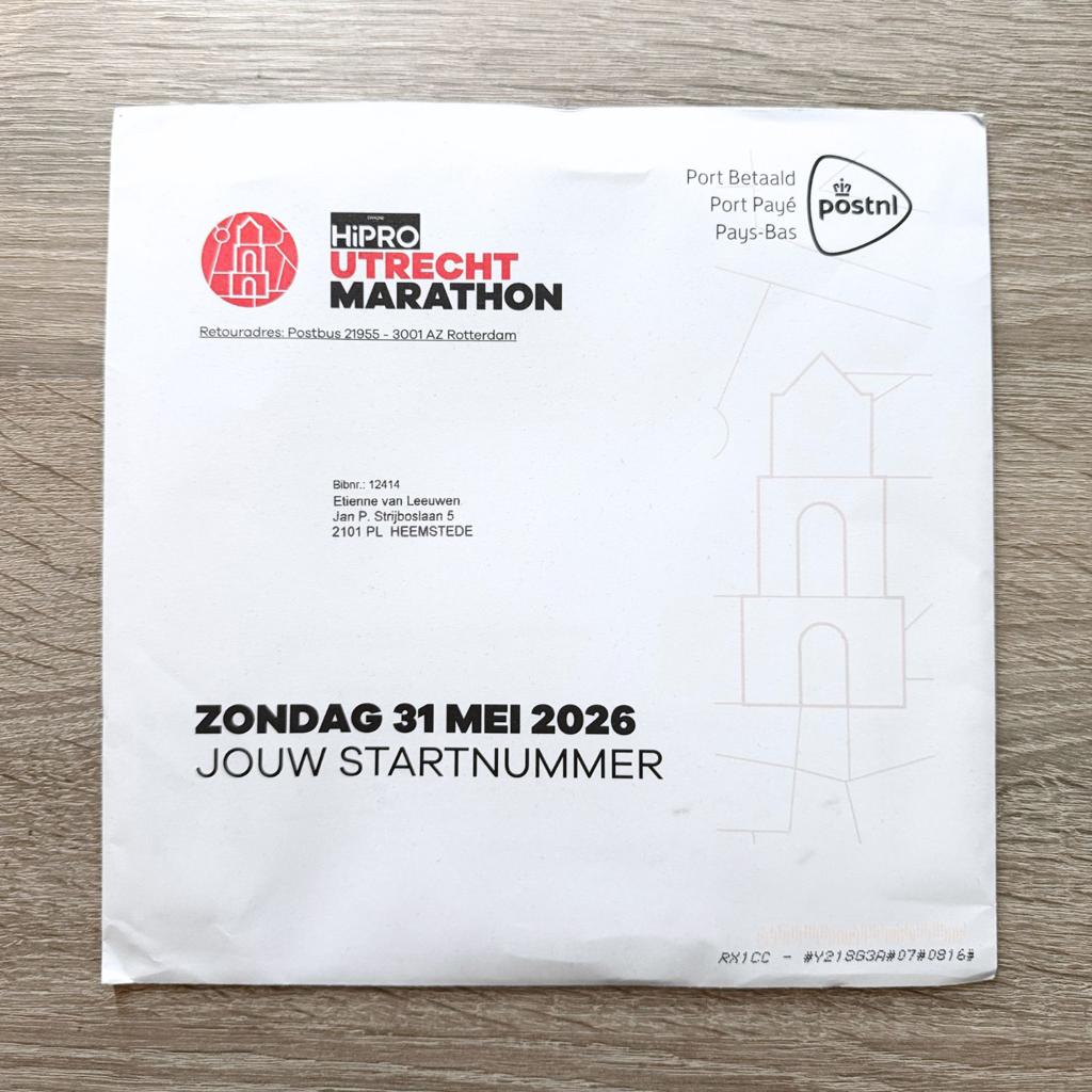 Marathon Utrecht 2026 Ticket, Eén persoon