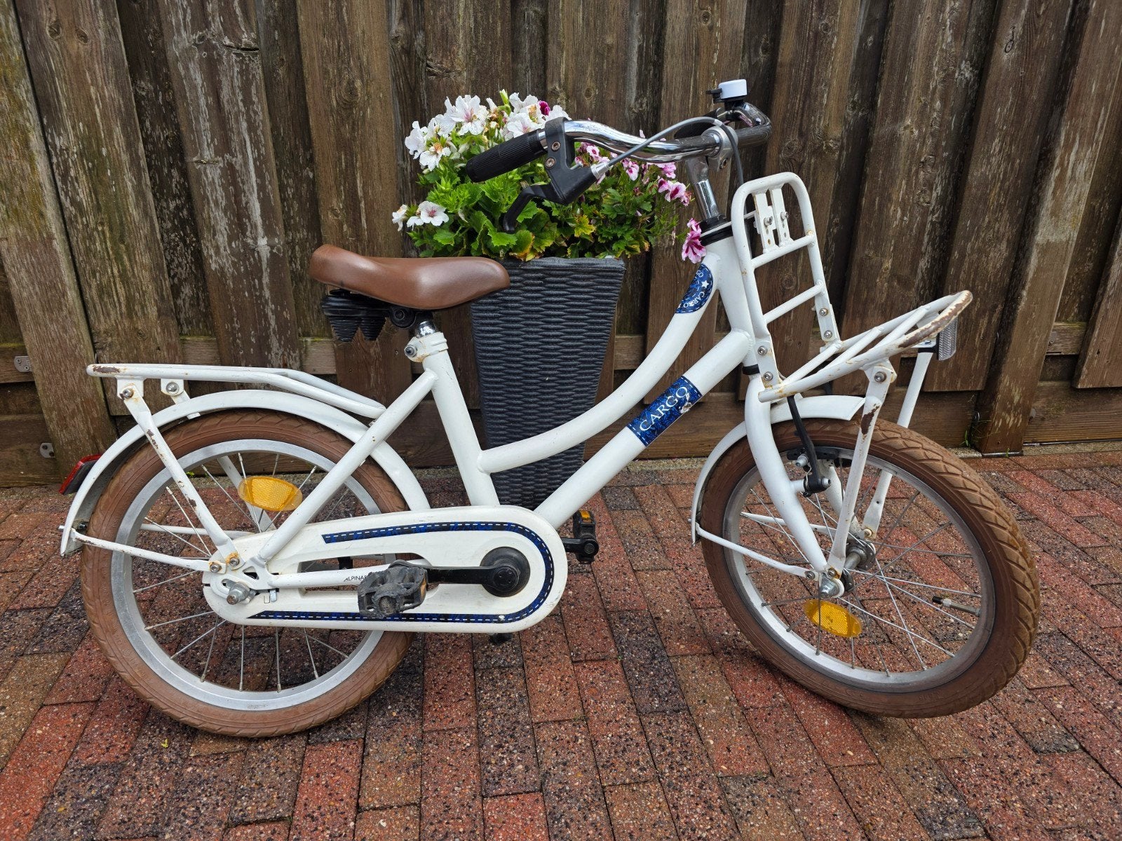 Meisjesfiets alpina cargo 16 inch, Fietsen en Brommers, Ophalen, Terugtraprem, Alpina, 16 tot 20 inch