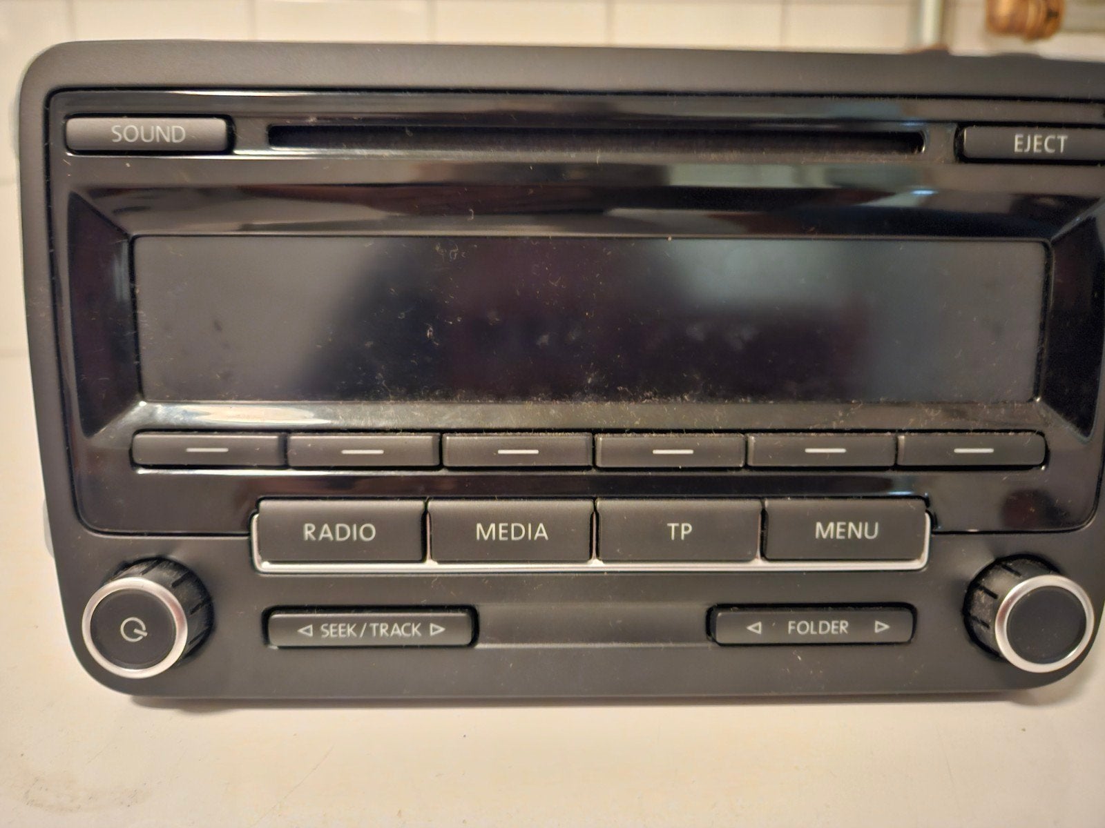 VW Radio RCD 310 - 1K0 035 186 AN - Bosch, Auto diversen, Ophalen, Gebruikt
