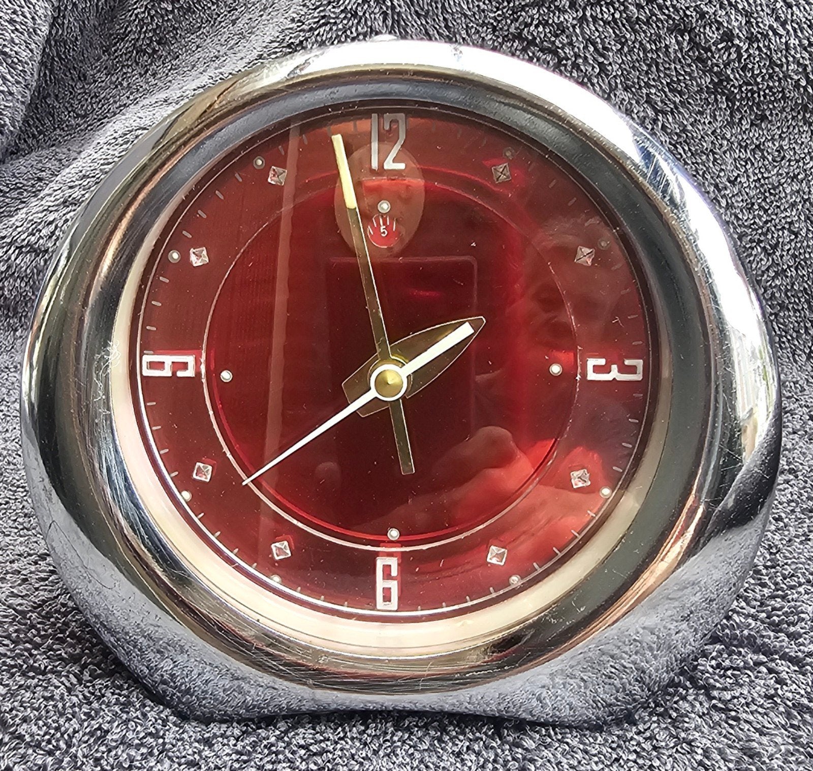 vintage space Diamond wekker Suanshi 60/70e jaren, Ophalen of Verzenden, Huis en Inrichting