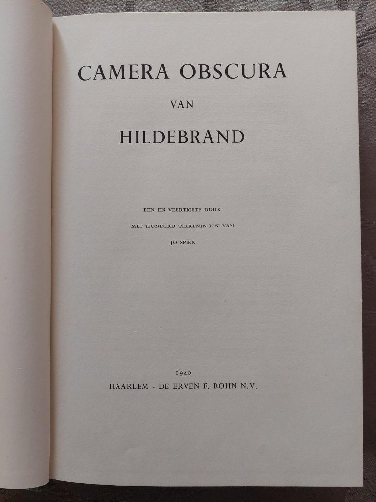 Camera Obscura van Hildebrand - 1940 editie met Jo Spier, Boeken, Gelezen, Ophalen of Verzenden, Nederland, Hildebrand (Nicolaas Beets)