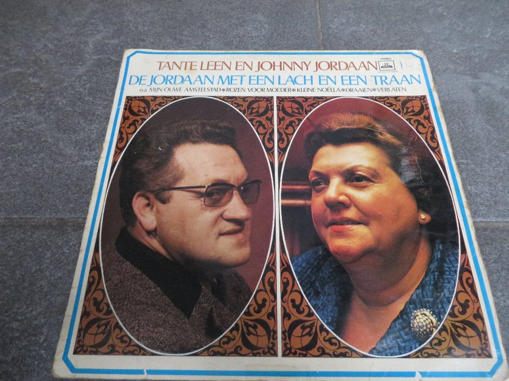 tante leen en johnny jordaan, LP, Gebruikt, Ophalen of Verzenden, Levenslied of Smartlap