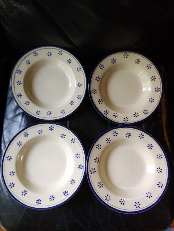 Soep borden / pastaborden (4 st.), Antiek en Kunst, Ophalen of Verzenden