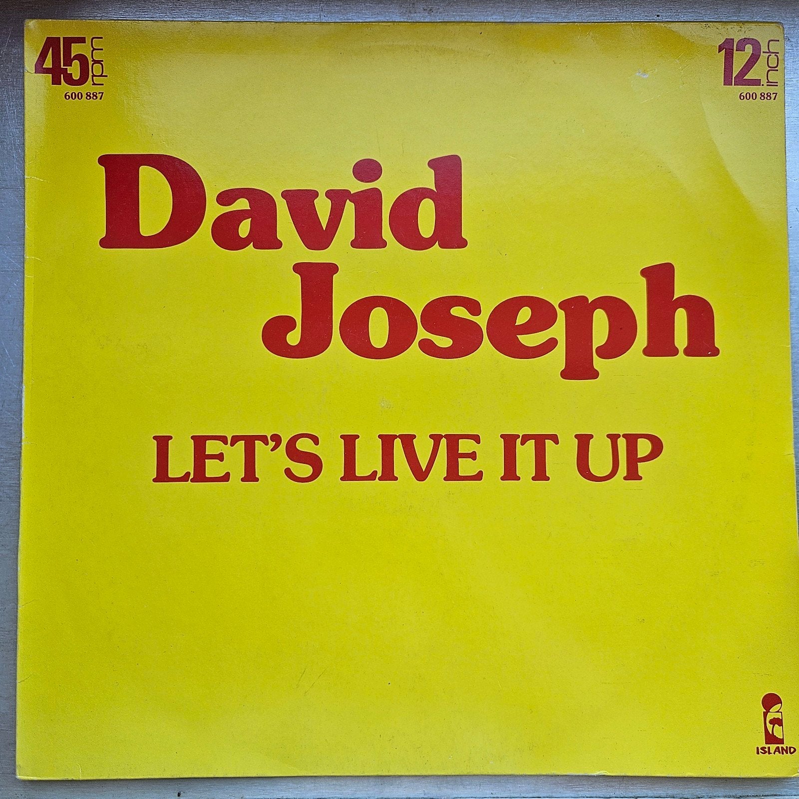 David Joseph - Let's Live It Up 12inch Maxisingle Funk Soul, Ophalen of Verzenden, 12 inch
