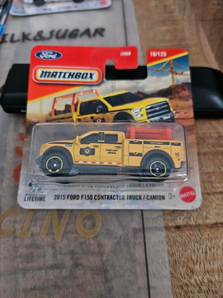 Matchbox Ford F-150 Contractor Truck nieuw, Ophalen of Verzenden, Nieuw, Bus of Vrachtwagen