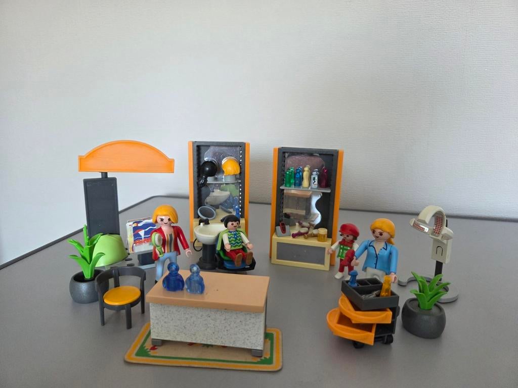 Playmobil de kapper, Ophalen