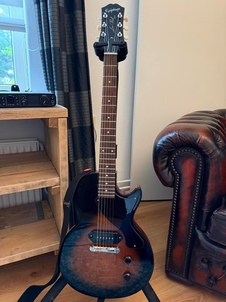 Epiphone Les Paul Junior Tabacco burst, Muziek en Instrumenten, Ophalen, Zo goed als nieuw, Solid body, Epiphone