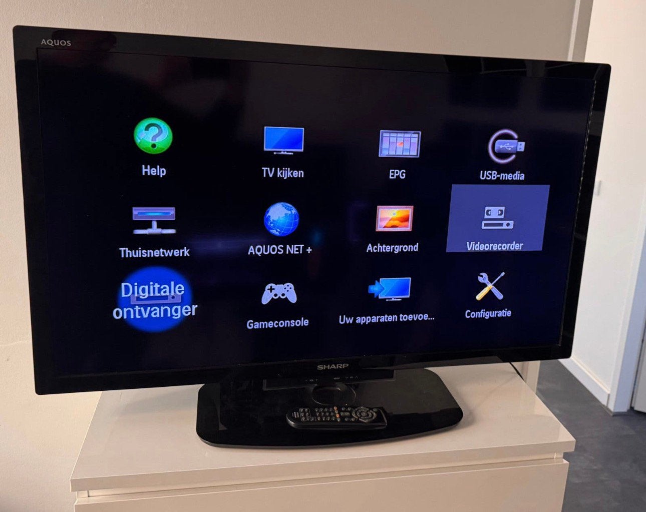 Tv (Sharp 40inch), Ophalen, 100 Hz, 100 cm of meer, Sharp
