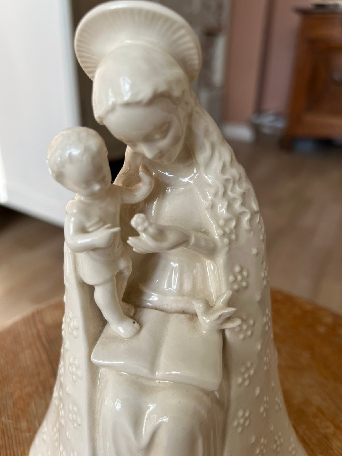 Vintage Goebel Hummel-bloem Madonna en Kind beeld, Ophalen of Verzenden