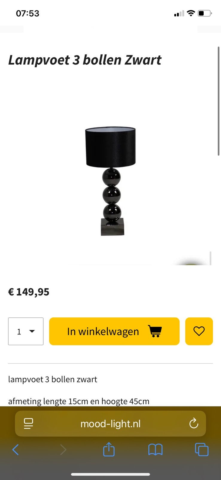 Bol lamp eric kuster style nieuw, Ophalen, Zo goed als nieuw