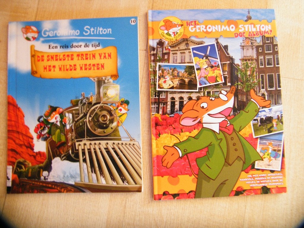 Geronimo Stilton, Meerdere stripboeken, Ophalen of Verzenden, Zo goed als nieuw