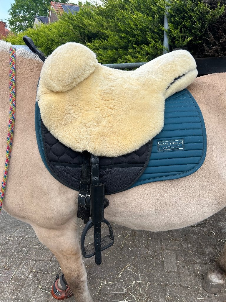HKM wollen Barebackpad, Full (L), Gebruikt, Zadeldekje, Ophalen of Verzenden