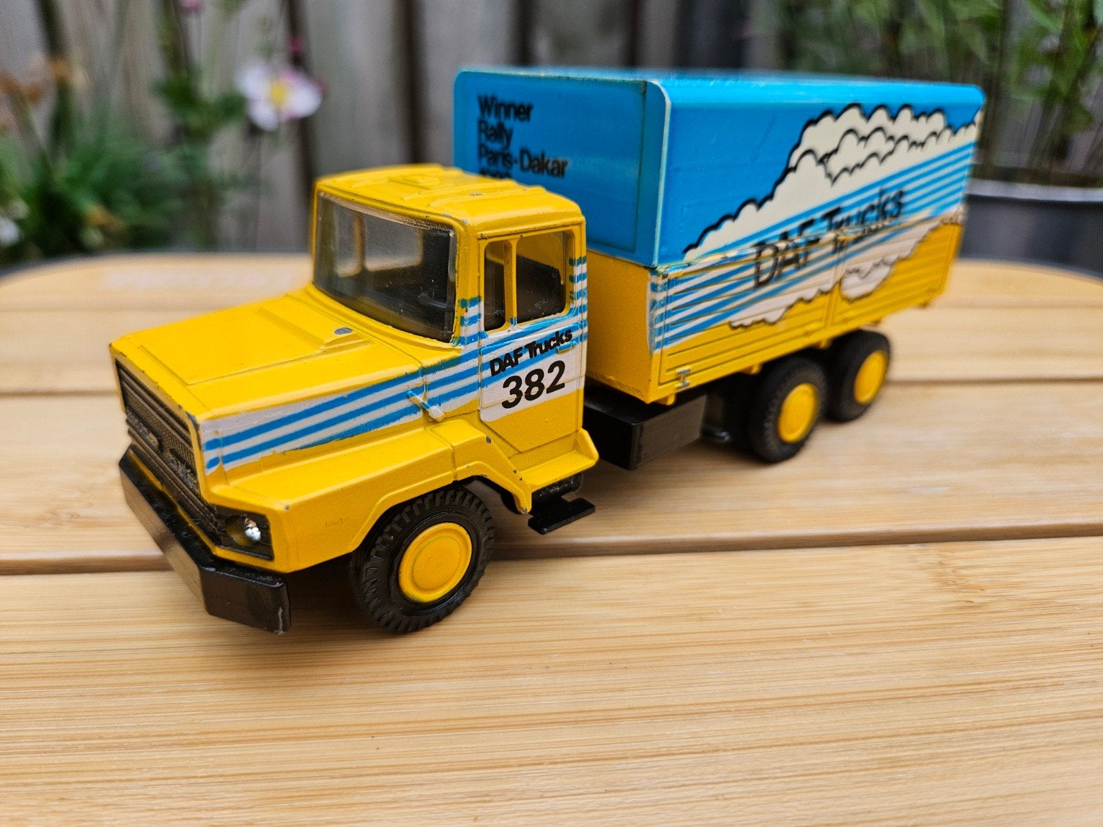Lioncar DAF Torpedo Parijs Dakar 1982 - Winnaar Trucks, Ophalen of Verzenden, Gebruikt, Bus of Vrachtwagen, Lion Toys